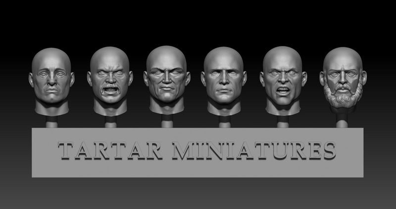 Heads no. 1 (1:35 scale)