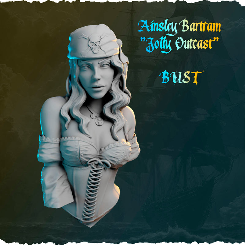 Ainsley Bartram "Jolly Outcast" Bust - 3D Print