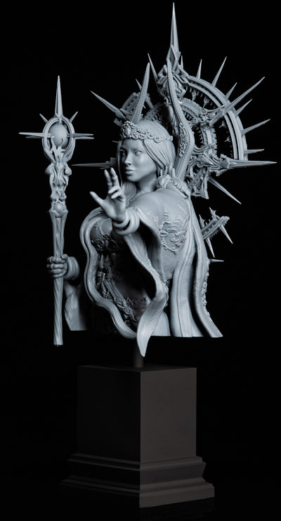 Devine Cleric Bust - 3D Print
