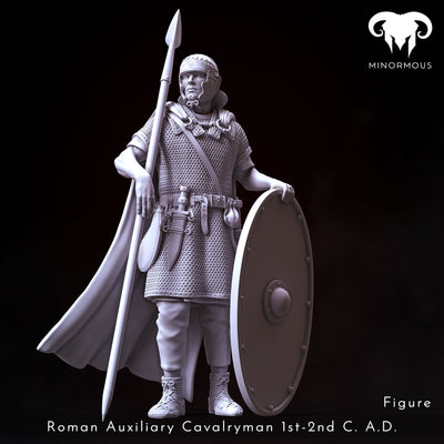 Roman Auxiliary Cavalryman 1st-2nd C. A.D. "Horsemen of Antiquity" - 90mm - 3D Print