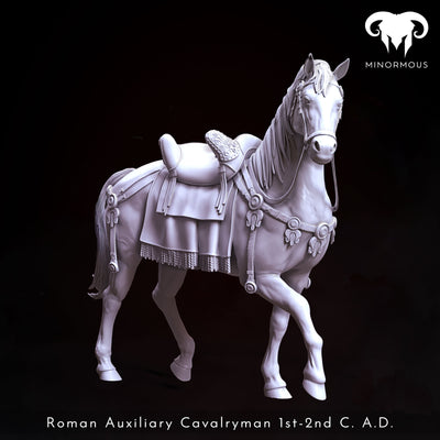Horse - Roman Auxiliary 1st-2nd C. A.D. "Hooves of Honor" - 90mm - 3D Print