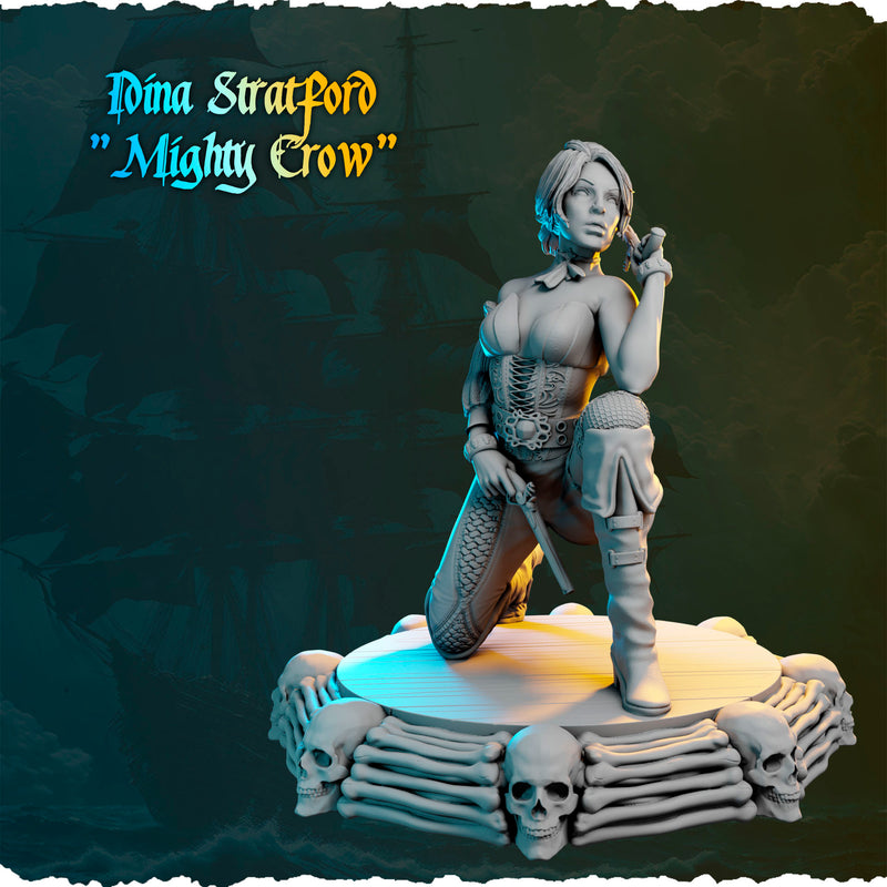 Idina Stratford "Mighty Crow" - 75mm - 3D Print