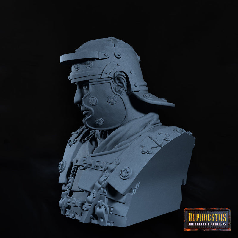 Roman Legionary V-Neck Bust 1/12 - 3D Print