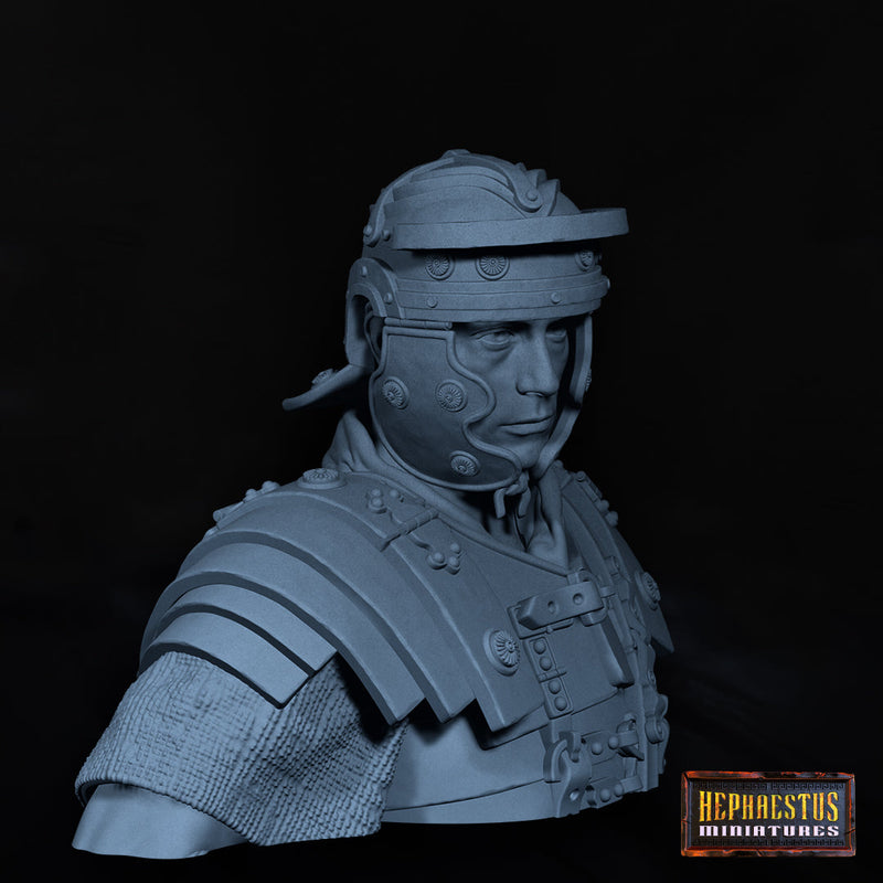Roman Legionary Shoulder Bust 1/12 - 3D Print