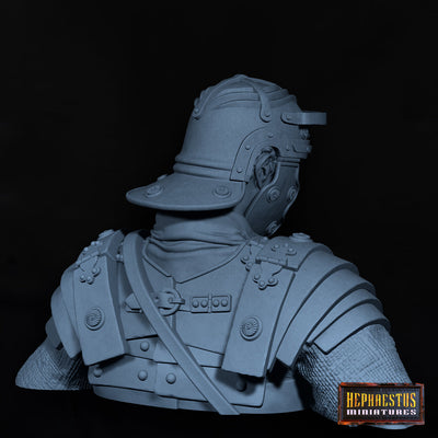 Roman Legionary Shoulder Bust 1/12 - 3D Print
