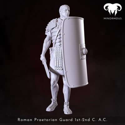 Ready for the Roman Games, Roman Praetorian Guard 1st-2nd C. AD - 90mm - 3D Print
