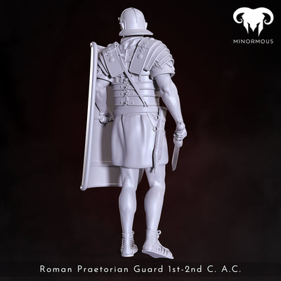 Ready for the Roman Games, Roman Praetorian Guard 1st-2nd C. AD - 90mm - 3D Print