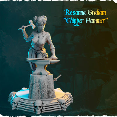 Rosanna Graham "Chipper Hammer" - 32mm - 3D Print