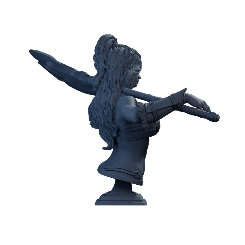 North Winds - Thora Bust - 3D Print