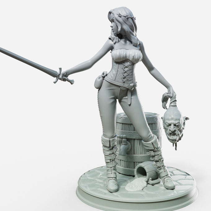 Jalissa with Head - 32mm - 3D Print