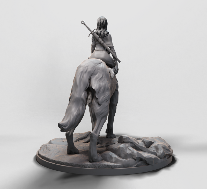 Wolf Rider - 3D Print
