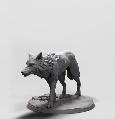 Wolf Rider, The Wolf - 3D Print