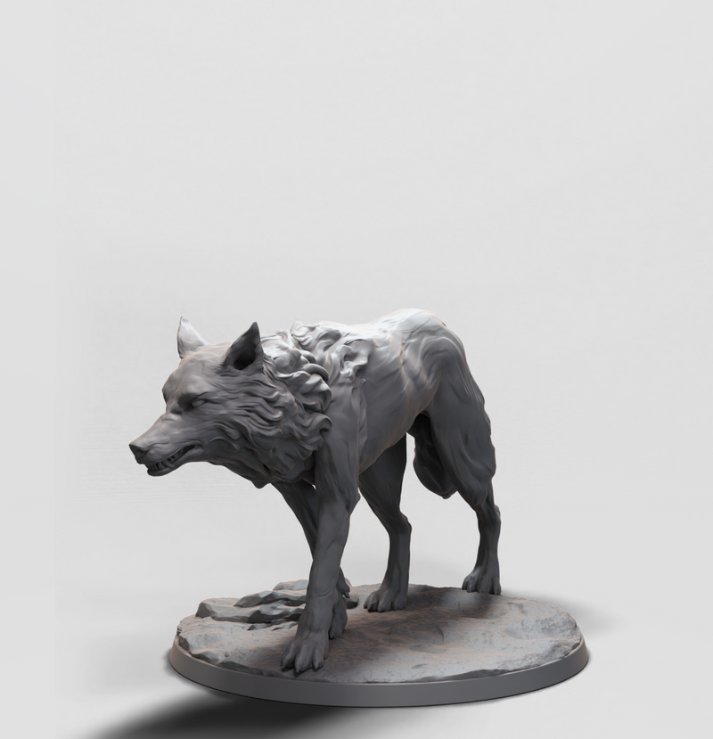 Wolf Rider, The Wolf - 3D Print