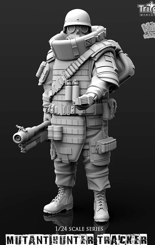 Mutant hunter Tracker - 75mm - NutsPlanet - El Greco Miniatures 