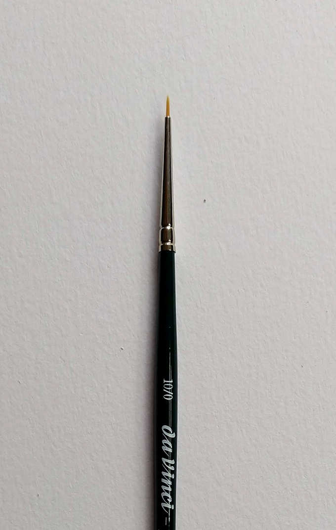NOVA Finest Golden Synthetic Fibre Brushes - SERIES 1570 - Size 5/0