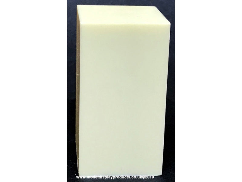 28mm x 28mm Display Block - Cream