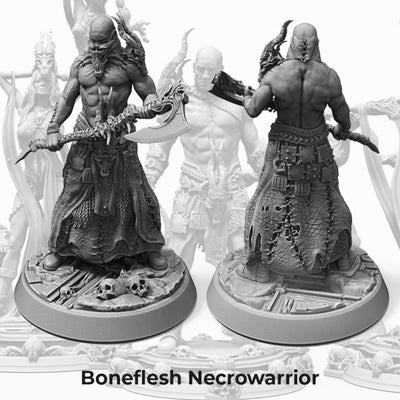 Boneflesh Necrowarrior - 3D Print
