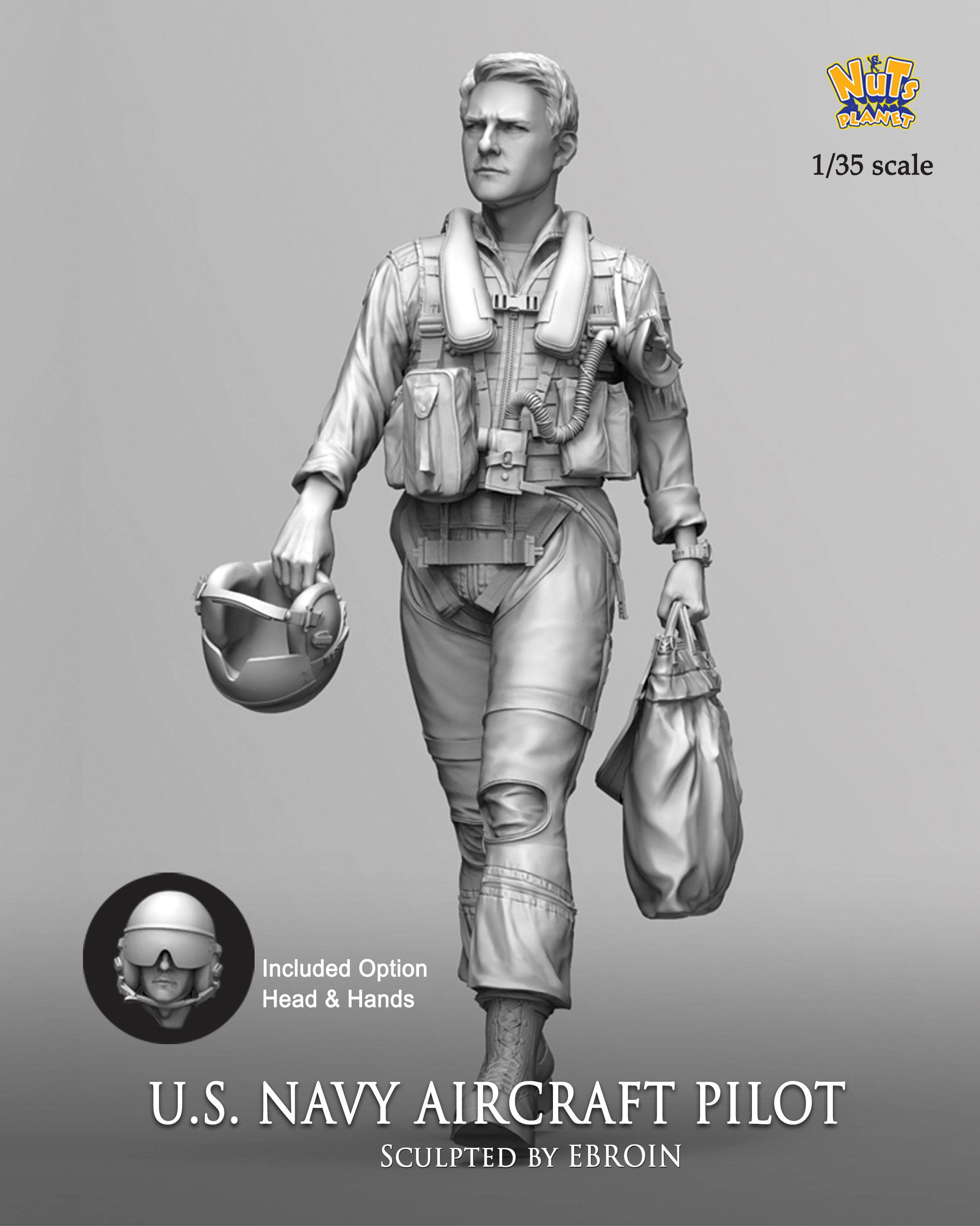 US Navy Aircraft Pilot (1/35) - NutsPlanet - El Greco Miniatures