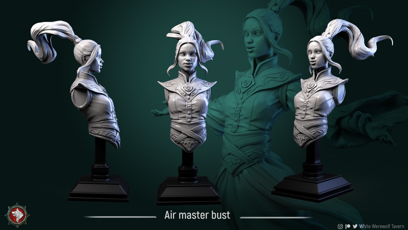 Air Master Bust - 3D Print