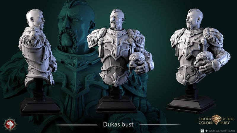 Dukas Bust - 3D Print