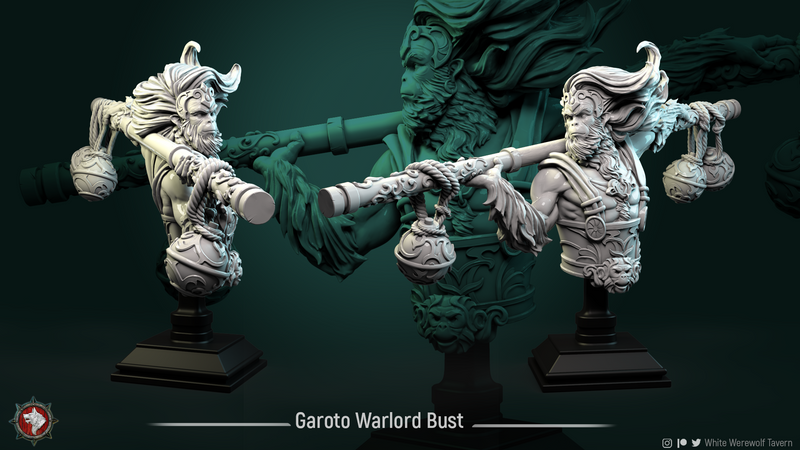Garoto Warlord Bust - 3D Print