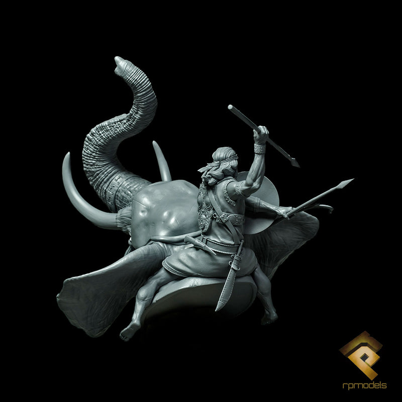 Carthaginian War Elephant Bust