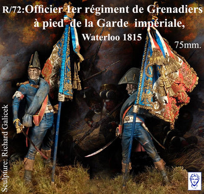 Officer, Porte-Aigle des Grenadiers de la Garde, Waterloo 1815
