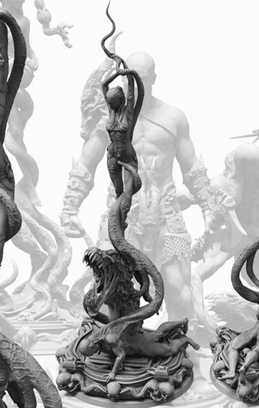Ritual Diorama - 3D Print - Printomancer - El Greco Miniatures – El ...