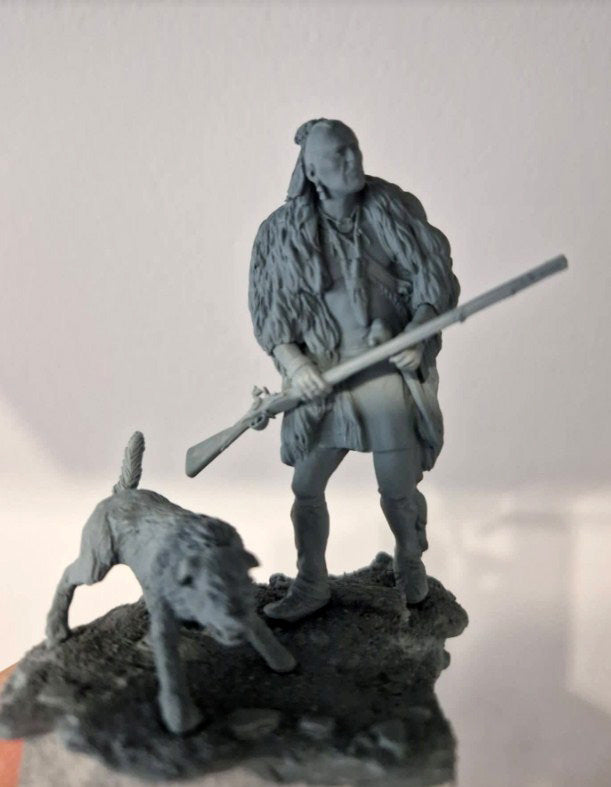 Woodland Warrior with Dog