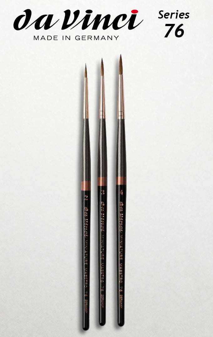 Da Vinci : Miniatuur Maestro: Kolinsky Red Sable Brush Da Vinci : Miniatuur Maestro: Kolinsky Red Sable Brush