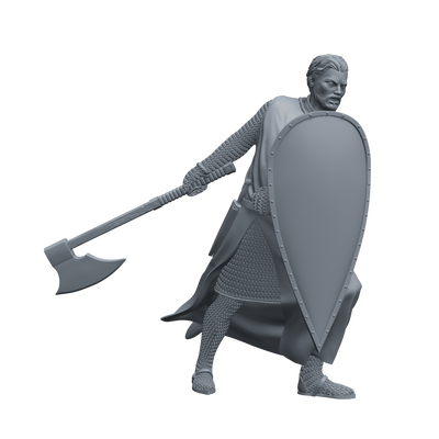Crusader Knight 12th-13th C. "Vigilant Sentinel" - 3D Print