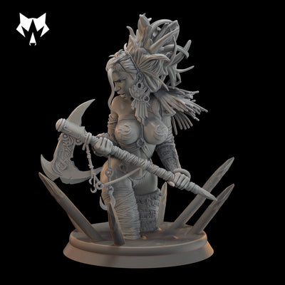 The Girl With the Axe - 3D Print