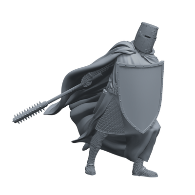 Crusader Knight 12th-13th C. "Vigilant Sentinel" - 3D Print