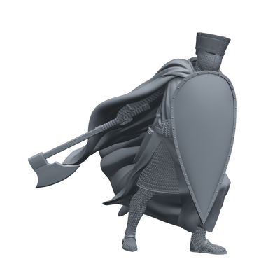 Crusader Knight 12th-13th C. "Vigilant Sentinel" - 3D Print