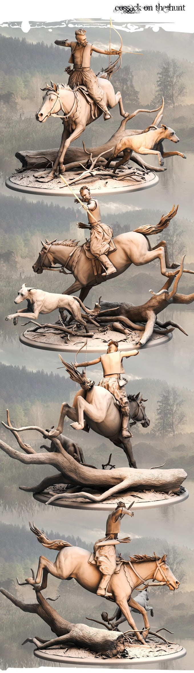 Cossack on the Hunt - 3D Print