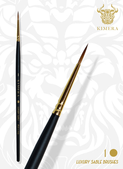 Kimera Brush Kolinski Sable No. 1 Round