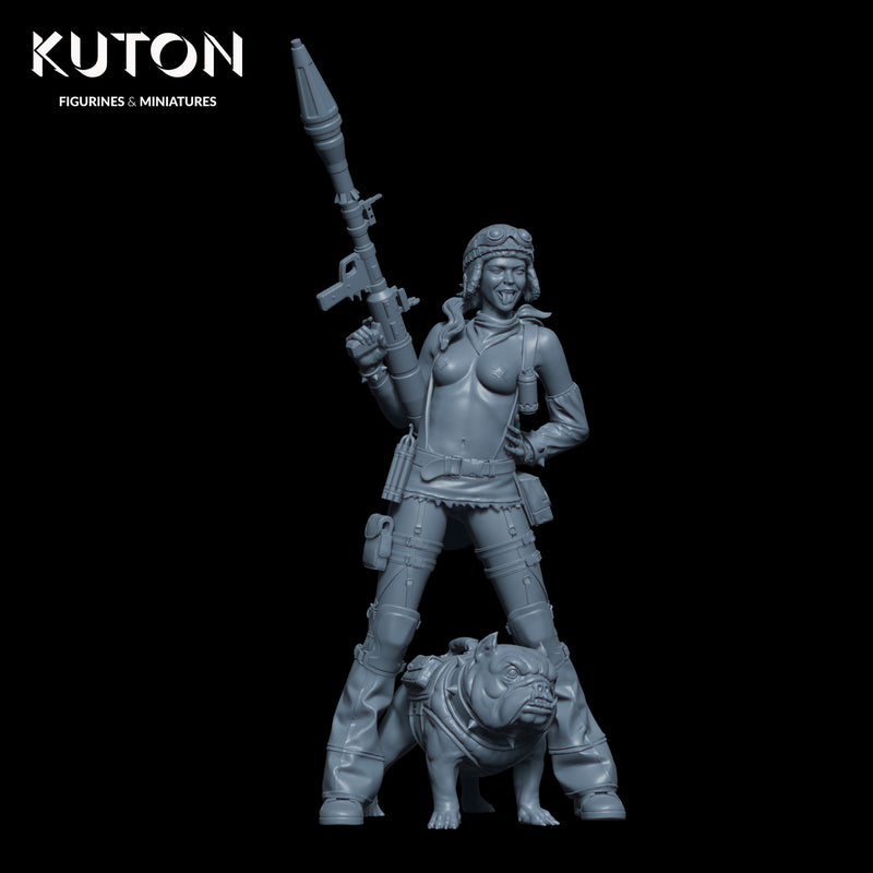 Bazooka Girl - 3D Print