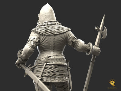 Medieval Knight, XIV Century (120mm)