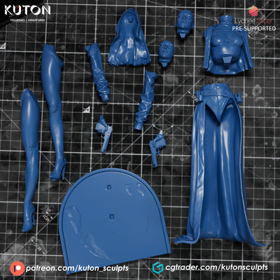 Warrior Nun - 3D Print