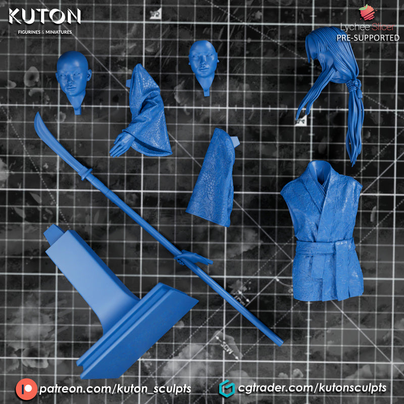 Toda Mariko Bust - 3D Print