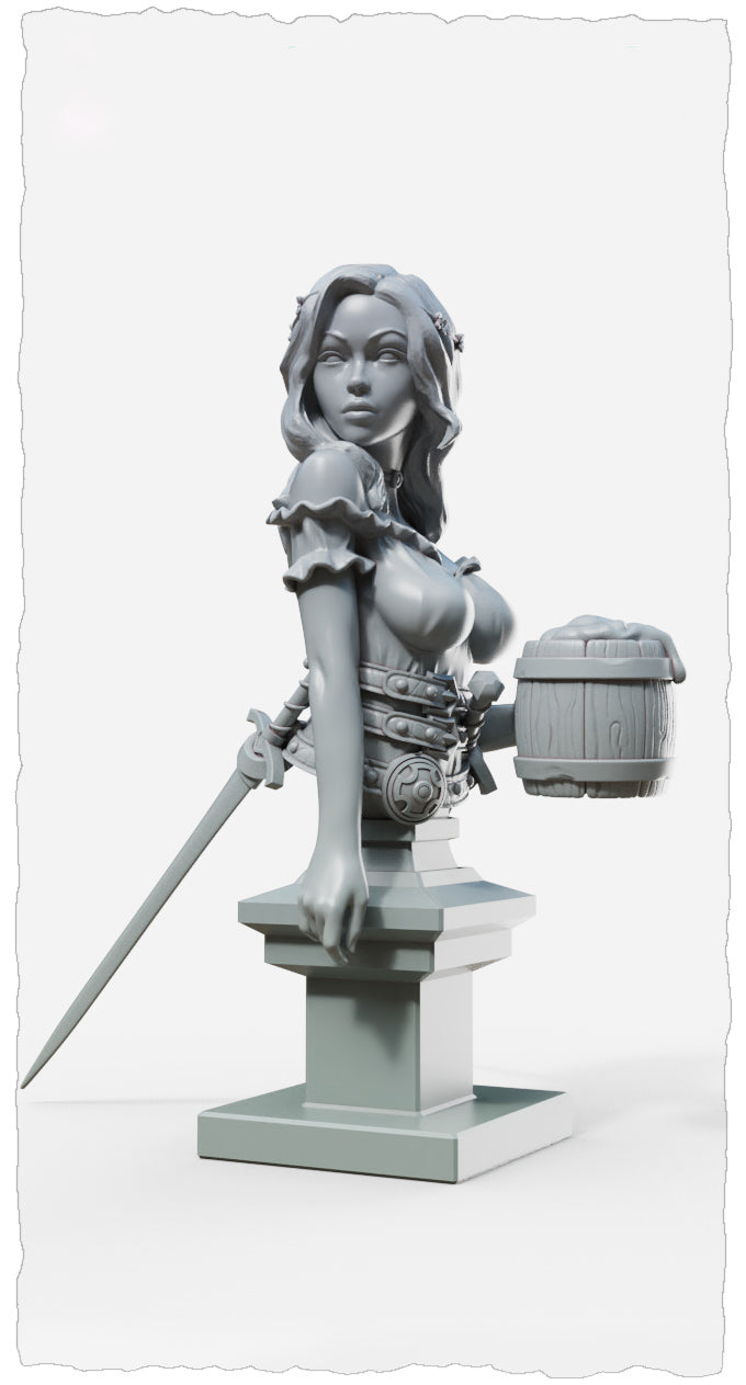 Jalissa Bust - 3D Print