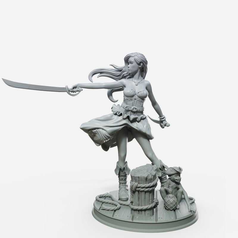 Marina - Pose B - 32mm - 3D Print