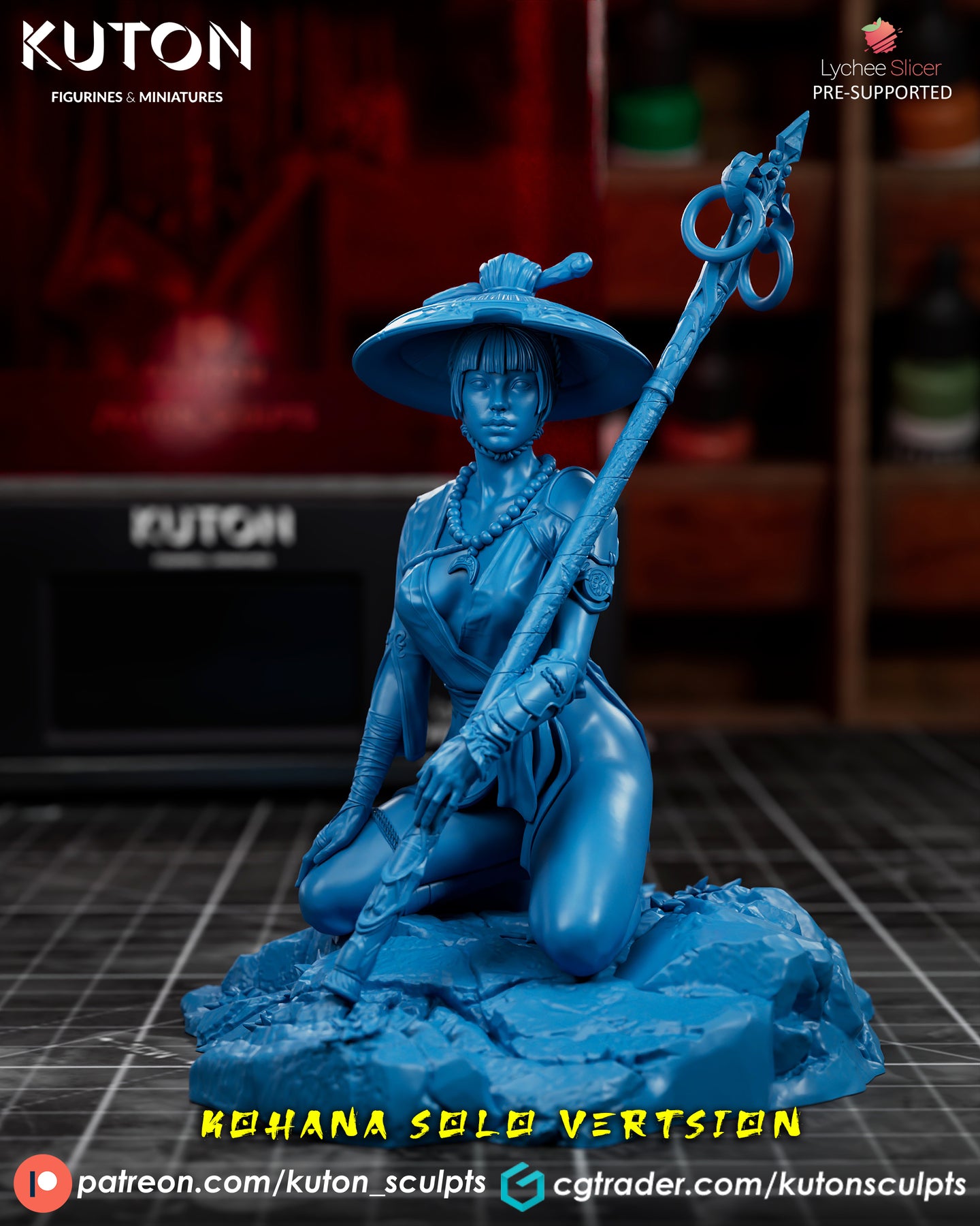 Kuton Kohana - 3D Print - KUTON - El Greco Miniatures – El Greco Miniatures Ltd.