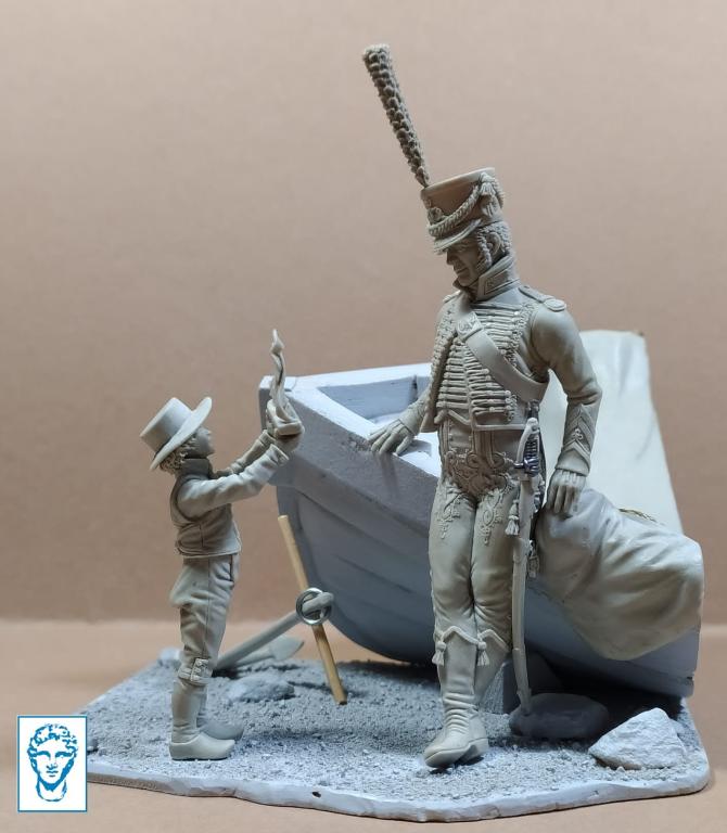 “Vous voulez utiliser mon petit bateau, Monsieur le Marin? Maitre des Marines de la Garde Impériale, 1805