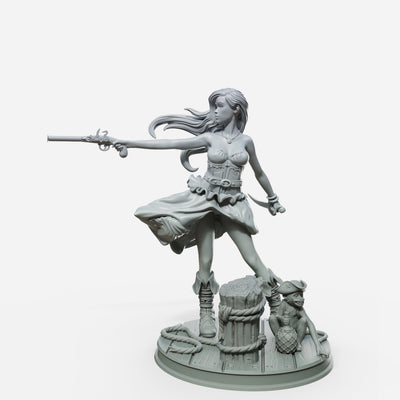 Marina - Pose B - 32mm - 3D Print