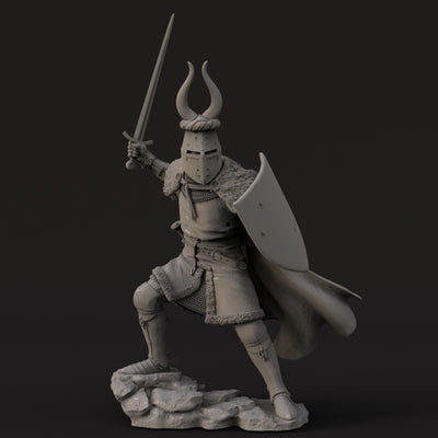 European Knight, 1340-1350 - 54mm