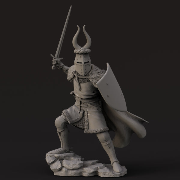 European knight, 1340-1350 - 75mm