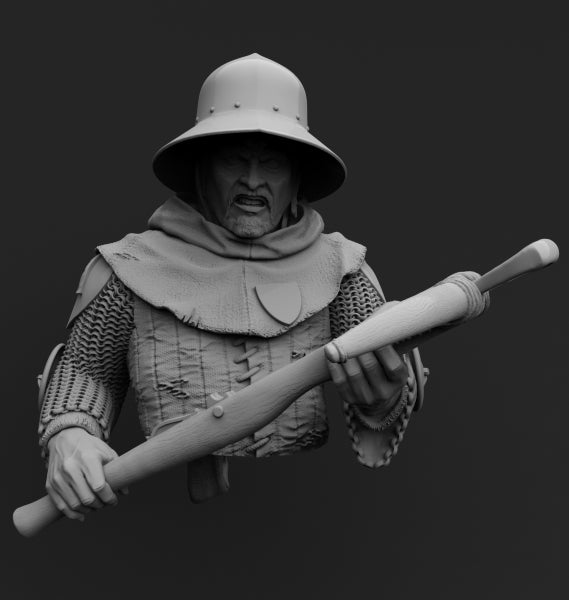 Awaiting the assault 1360-1370 years - Bust B