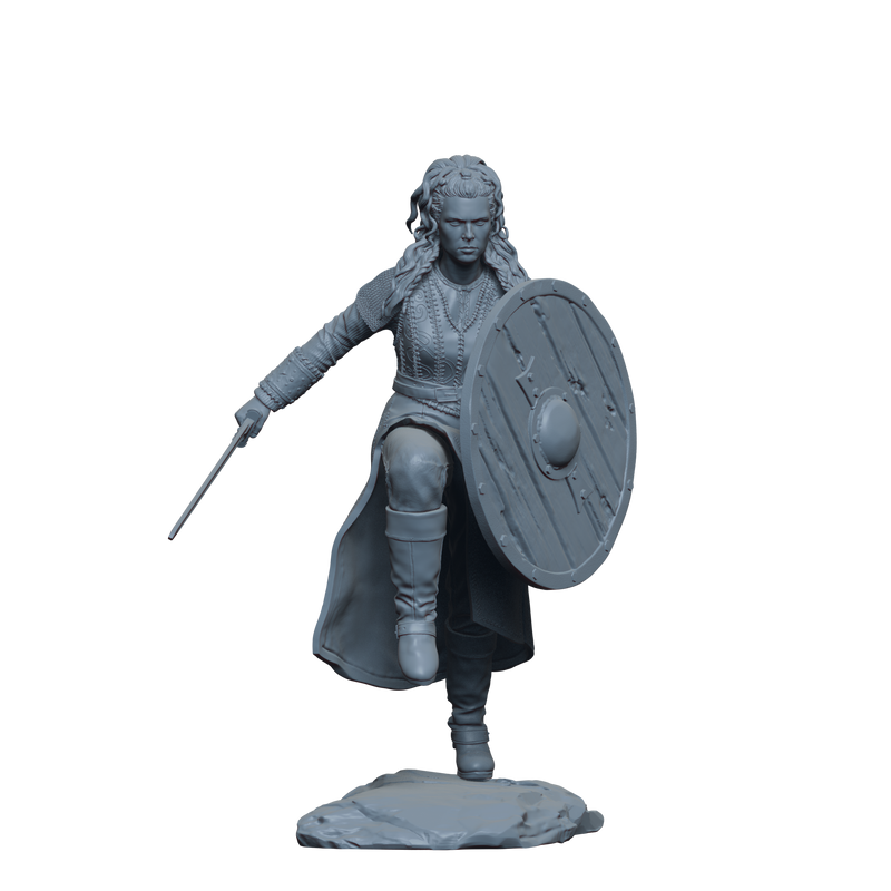 Lagertha the Shieldmaiden - 3D Print