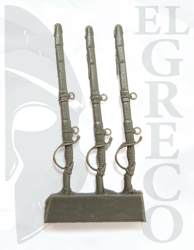 Civil War Swords (set of 3) 54mm